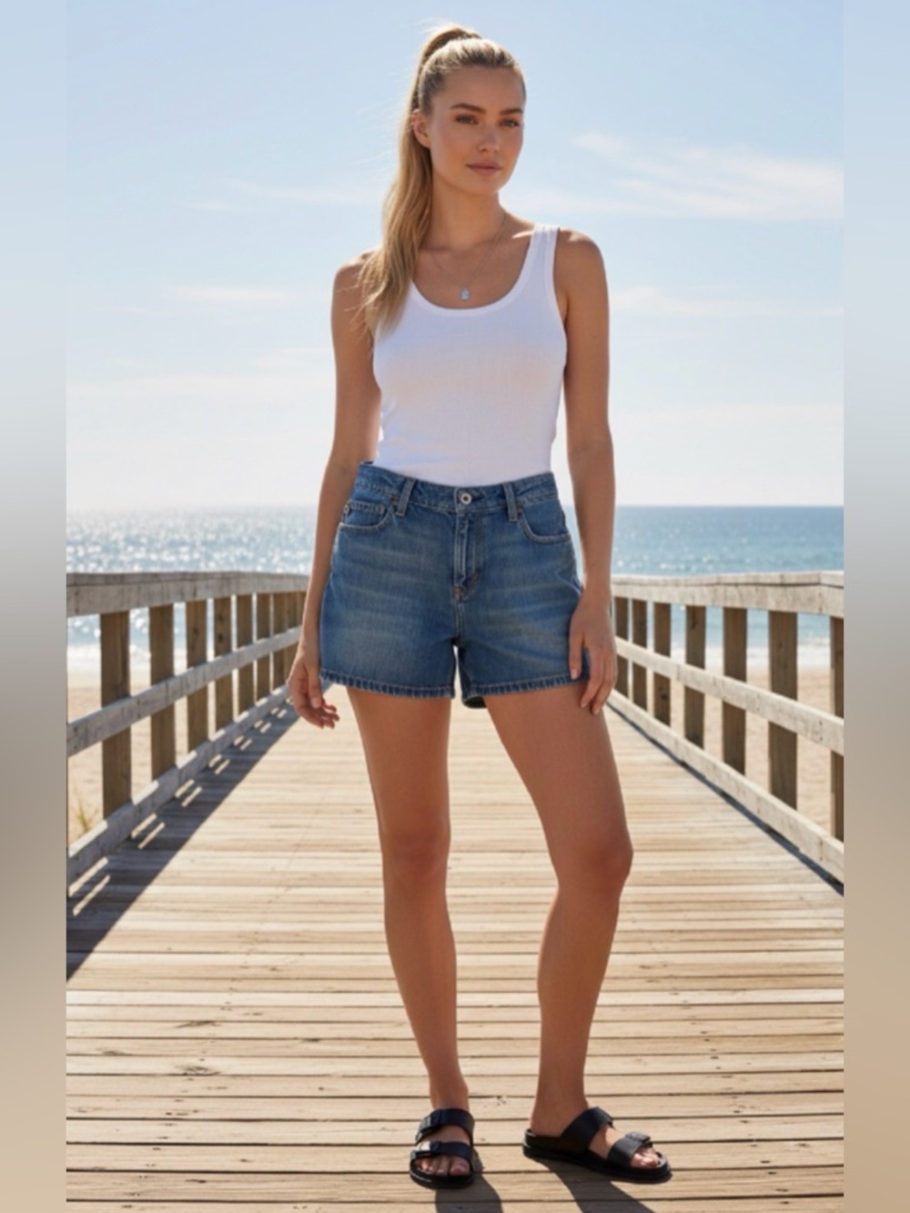 (#58)POLO RALPH LAUREN Saturday Jean Shorts